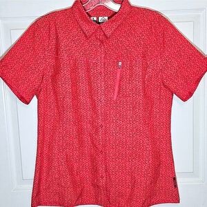 McKinley Womens Outdoor‎ Shirt XL Pink Hiking Active Sport Pocket Moisture Wick